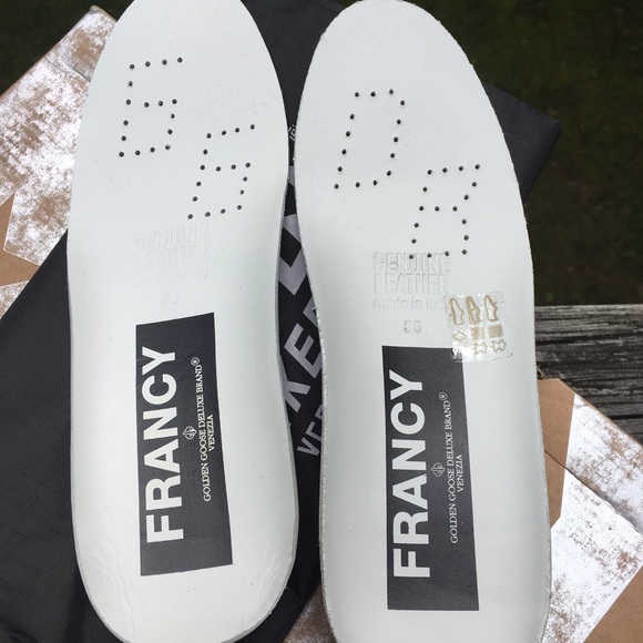 Golden Goose Francy Sneaker Rainbow/Silver 35 NIB - Picture 11 of 13